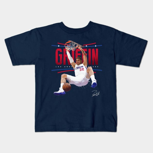 Blake Griffin Kids T-Shirt by Juantamad